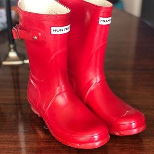 Red Hunter Rain Boots